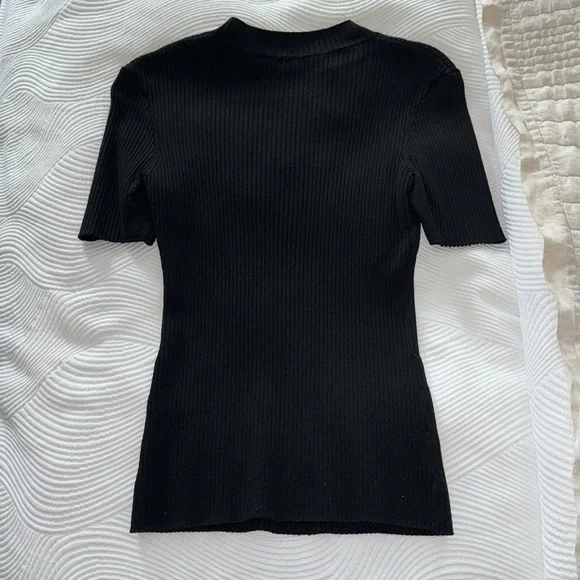 Maje cut out ribbed top - Picture 5 of 8